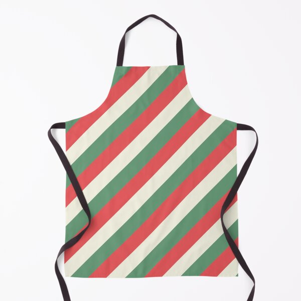 Item preview, Red, Green, White Christmas Candy Cane Stripes designed and sold by BadDonkeyDecals.