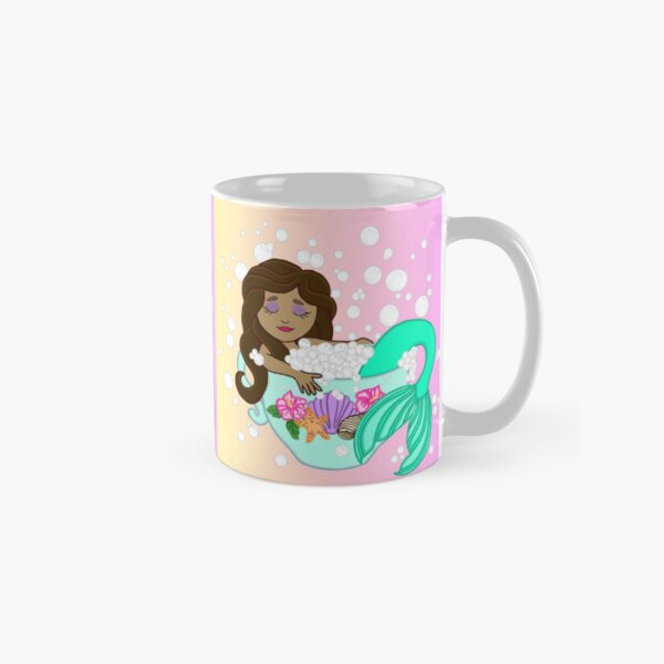 Artikel-Vorschau von Teetasse Meerjungfrau (Sonnenaufgang), designt und verkauft von octopuscafe.