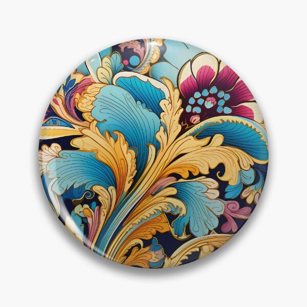 Item preview, Ottoman art in vivid colors XIV: A fusion of stylized floral motifs and vibrant geometric designs. designed and sold by InsaneLEDP.
