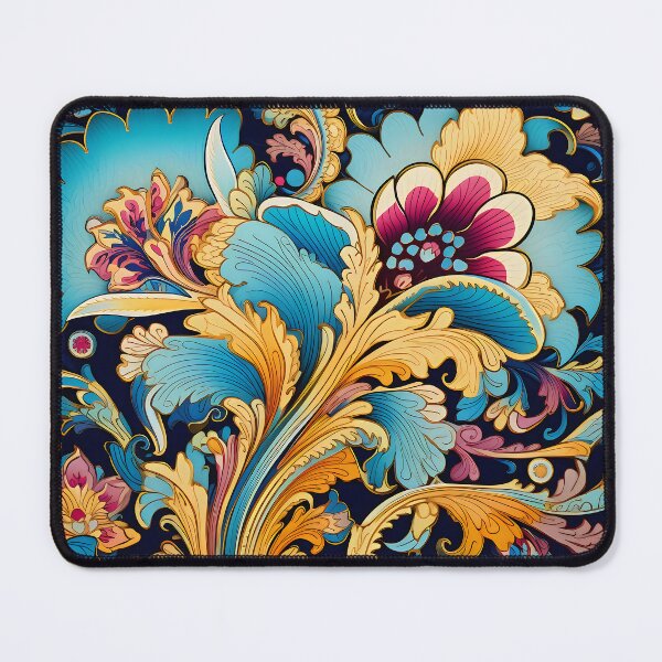 Item preview, Ottoman art in vivid colors XIV: A fusion of stylized floral motifs and vibrant geometric designs. designed and sold by InsaneLEDP.