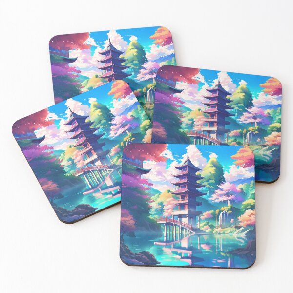 Item preview, Beautiful Asian landscape illustration designed and sold by 1Celery.