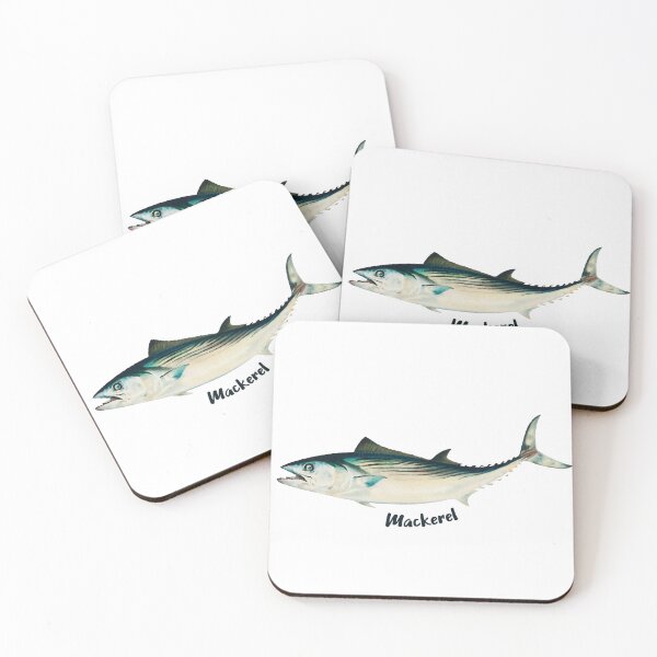 Item preview, A Watercolor Mackerel designed and sold by ShopWilPrints.