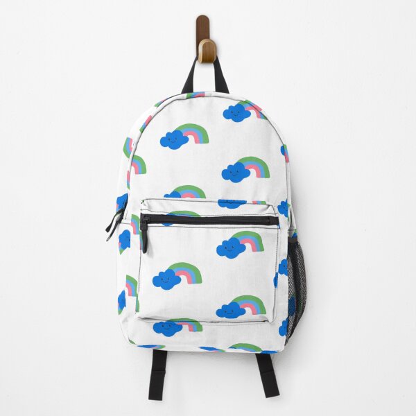 Item preview, Happy Rainbow - Blue, Green & Pink designed and sold by upside-frown.