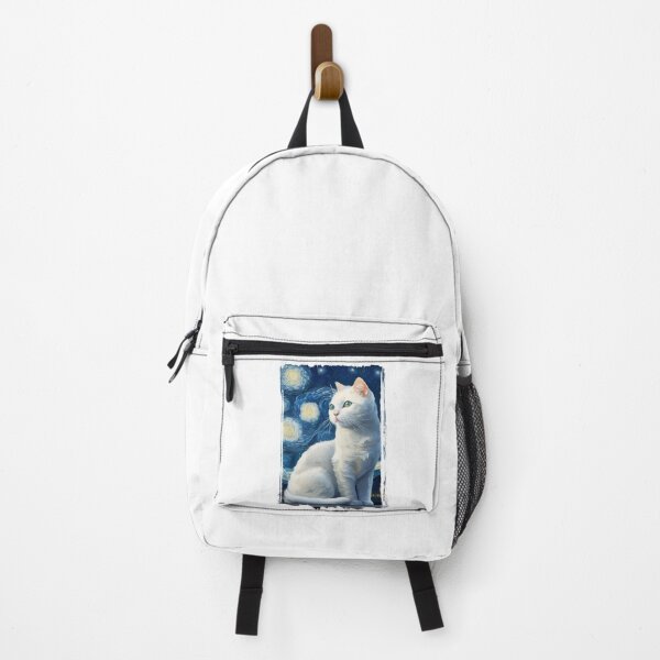 Item preview, Van gogh Style White Cat  designed and sold by Vangoholic.