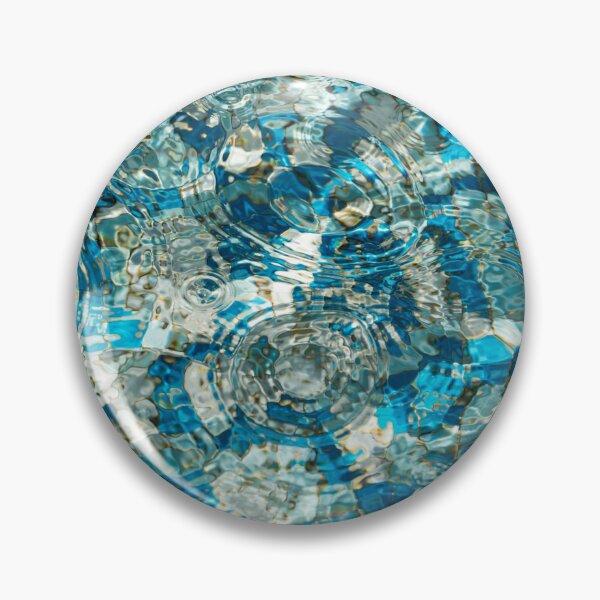 Item preview, Mesmeric Abstract Fluidity in Turquoise Sapphire and Aqua designed and sold by Georgia Mizuleva.