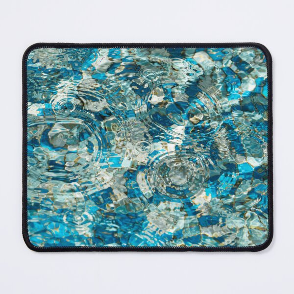 Item preview, Mesmeric Abstract Fluidity in Turquoise Sapphire and Aqua designed and sold by Georgia Mizuleva.