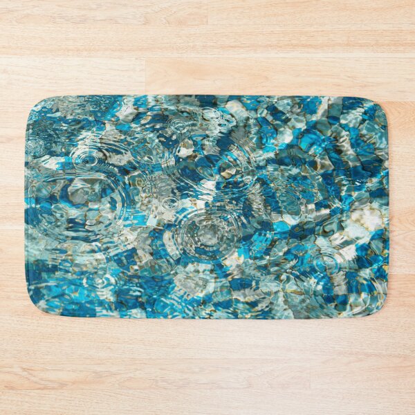 Item preview, Mesmeric Abstract Fluidity in Turquoise Sapphire and Aqua designed and sold by Georgia Mizuleva.
