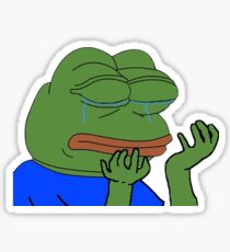 PepeHands Twitch Emote Sticker