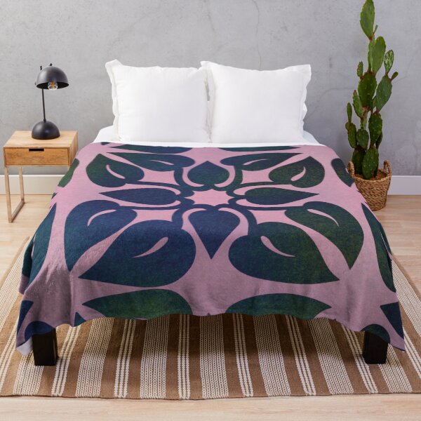 Item preview, Tifaifai Anthurium - Dark Blue Pink designed and sold by oravaart.