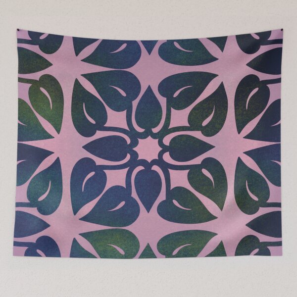Item preview, Tifaifai Anthurium - Dark Blue Pink designed and sold by oravaart.