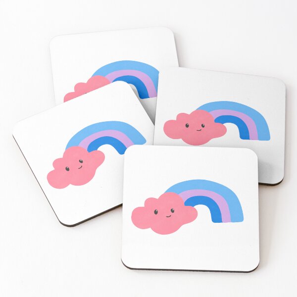 Item preview, Happy Rainbow - Pink, Lilac & Blue designed and sold by upside-frown.
