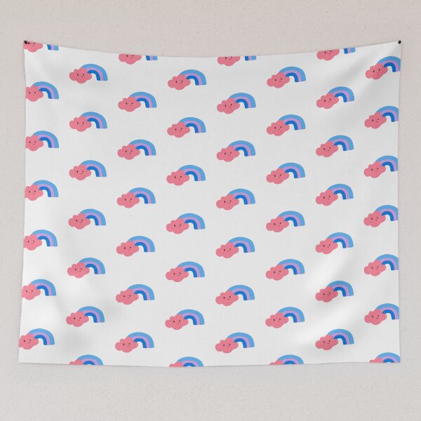 Item preview, Happy Rainbow - Pink, Lilac & Blue designed and sold by upside-frown.
