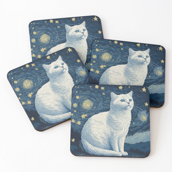 Item preview, Van gogh Style Cat  designed and sold by Vangoholic.