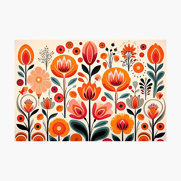 Item preview, Vintage Floral Pattern Illustration designed and sold by cult24.