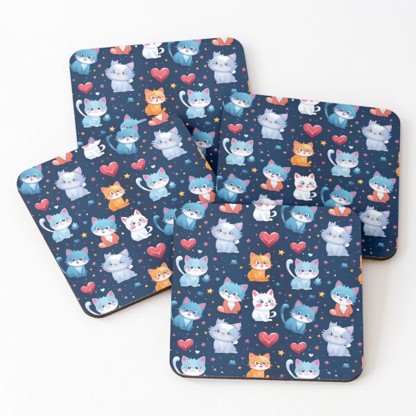 Item preview, Galactic Kitty Cats designed and sold by FireflyGlowUp.