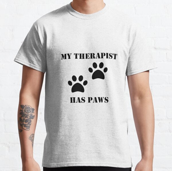 Item preview, My therapist has paws: Beautiful design designed and sold by HuskyTopia.