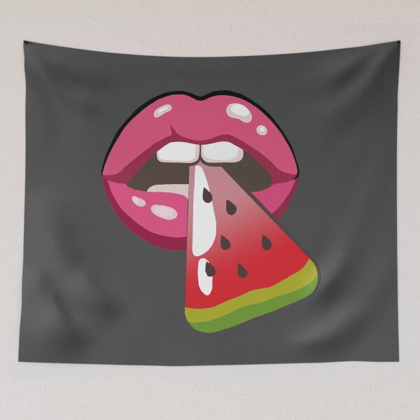 Item preview, Love Island Melon Lips (Homage) designed and sold by DarkMatter2016.