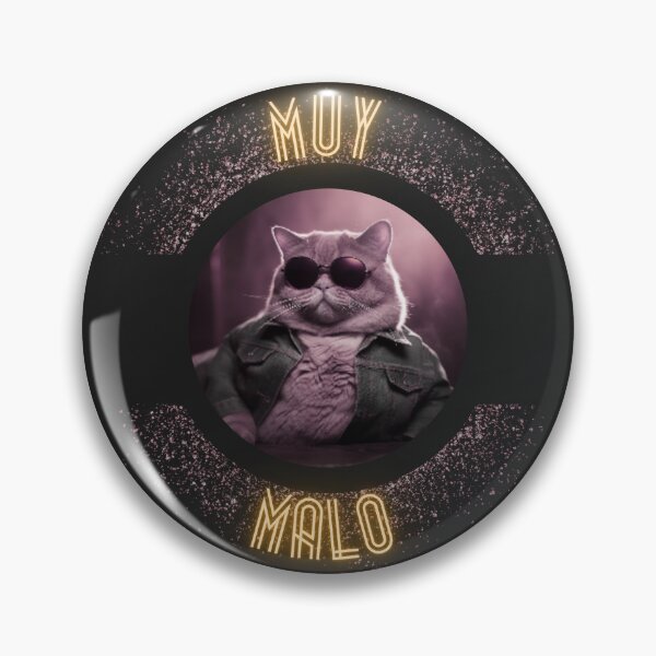 Item preview, Muy malo - fat cat in sunglasses, looking very bad designed and sold by ISBrunning.