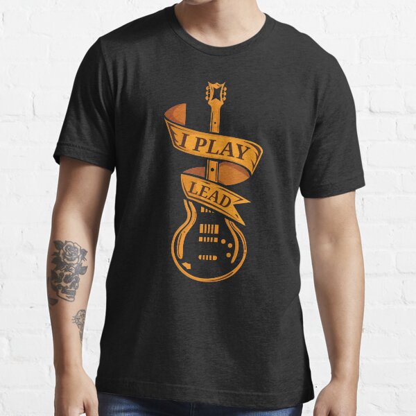Gifts For Guitar Players Band Guitarist Music Lovers (Play Lead) Essential T-Shirt