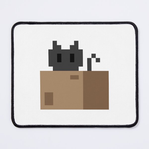 Item preview, Pixel Art Cat in a Box designed and sold by VoidPixelArt.