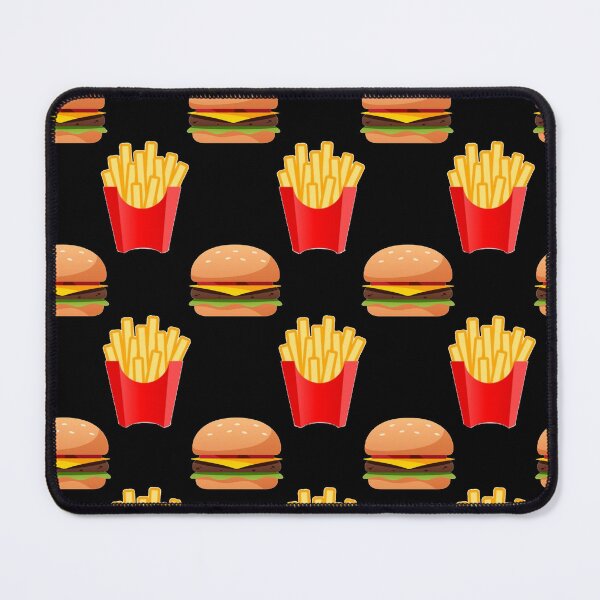 Item preview, Burger n Fries (black) designed and sold by RiahWills.