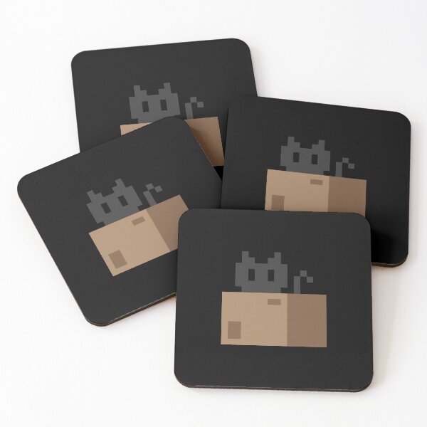 Artikelvorschau, Pixel-Art-Katze in einer Box entworfen und verkauft von VoidPixelArt.