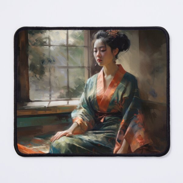 Item preview, Lovely asian lady in contemplation at the end of her day designed and sold by Good Candy.