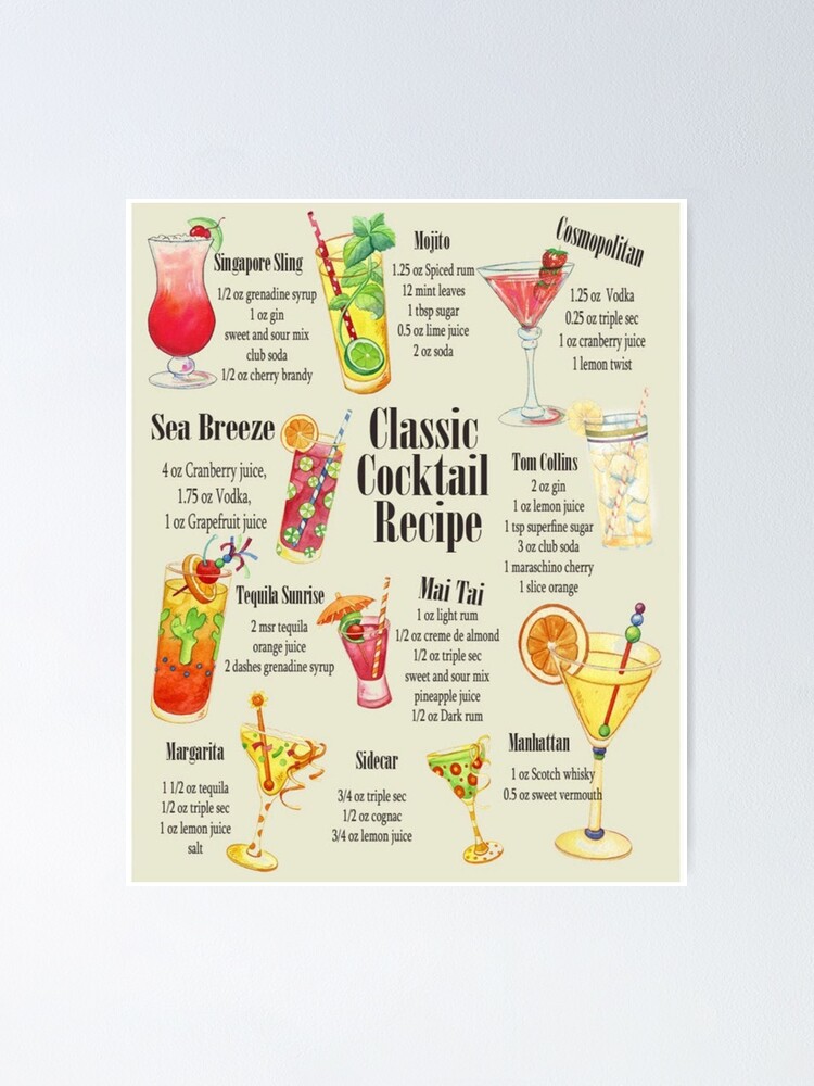 Classic Cocktail Recipes 