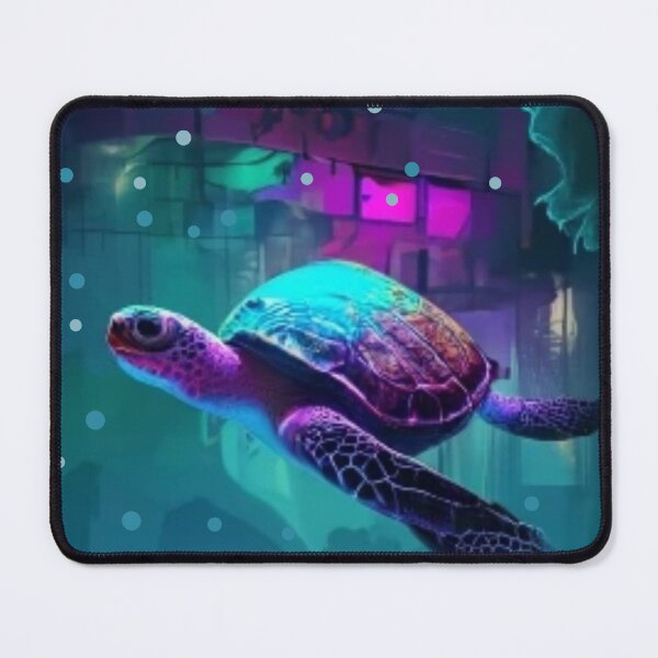 Item preview, cyberpunk sea turtle designed and sold by LilianStrauss.