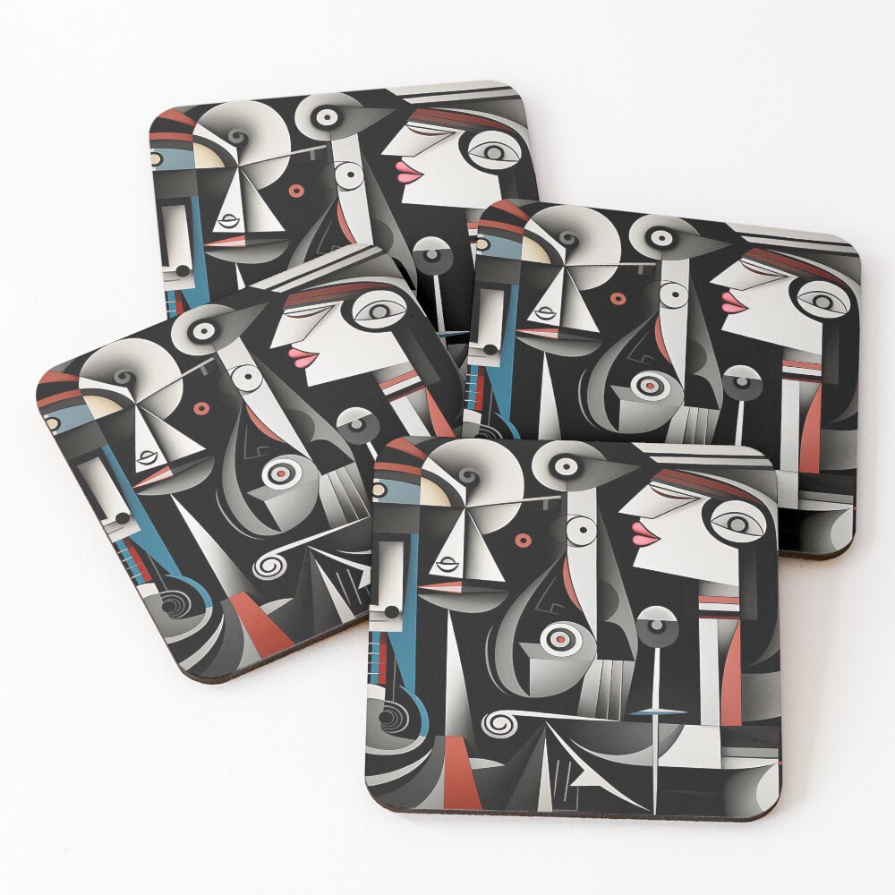 Item preview, Coasters (Set of 4) designed and sold by NeonAbstracts.