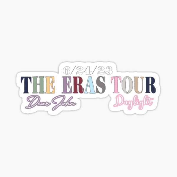 Taylor Eras Tour Sticker – Modern Legend, LLC.