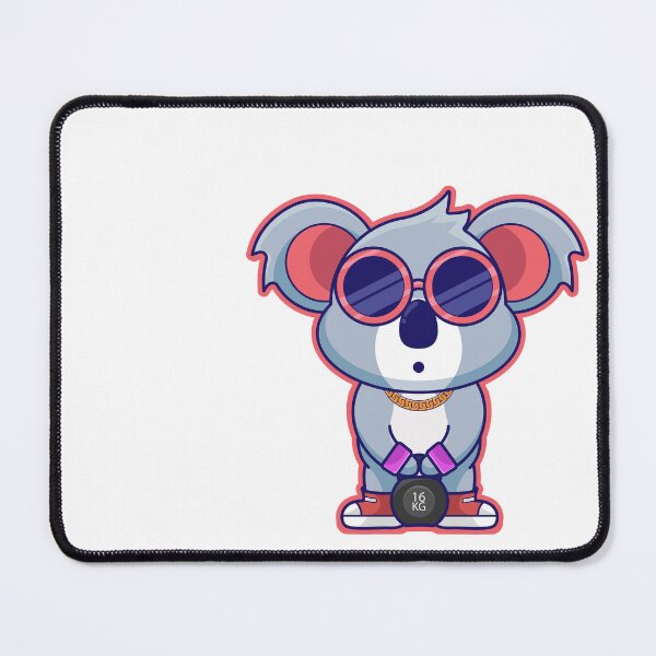 Item preview, cute cartoon Koala lifting kettlebells, Kettlebell Exercises to Build Strength and Muscle designed and sold by Design_for_merch.