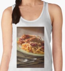 Chicken Parmesan with Linguine Women's Tank Top