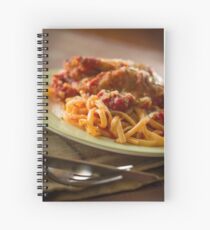 Chicken Parmesan with Linguine Spiral Notebook