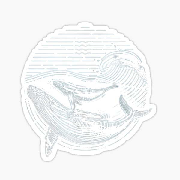 Item preview, Whale monoline designed and sold by MyOrb.