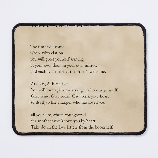 Item preview, Love After Love - Derek Walcott Poem - Literature - Typography Print 3 - Vintage designed and sold by Studio Grafiikka.