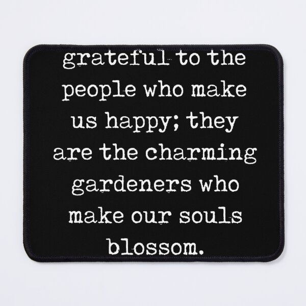 Item preview, Let us be grateful to gardeners - Marcel Proust Quote - Literature - Typewriter Print - Black designed and sold by Studio Grafiikka.