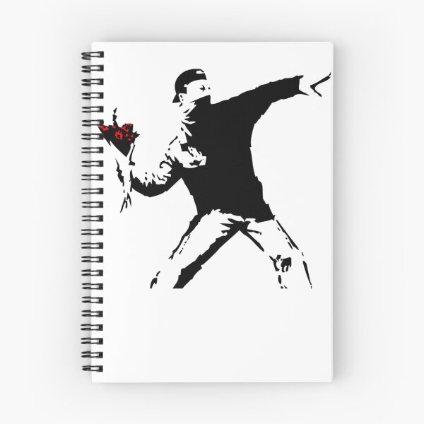 Item preview, Banksy Flower Thrower designed and sold by MarleneStarzyk.