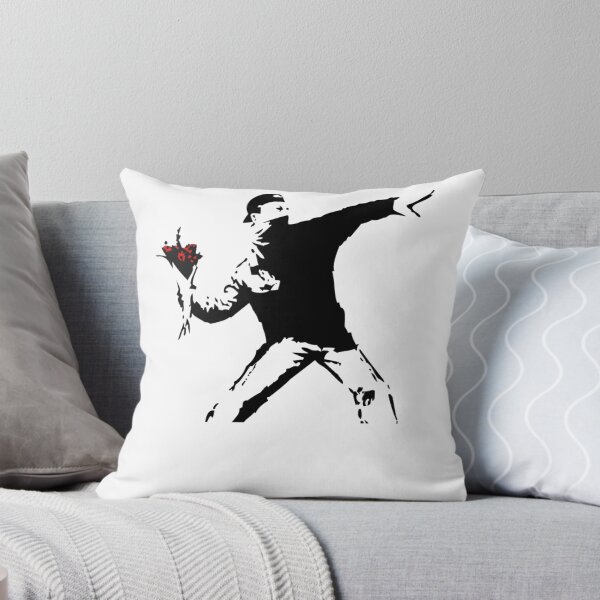 Item preview, Banksy Flower Thrower designed and sold by MarleneStarzyk.