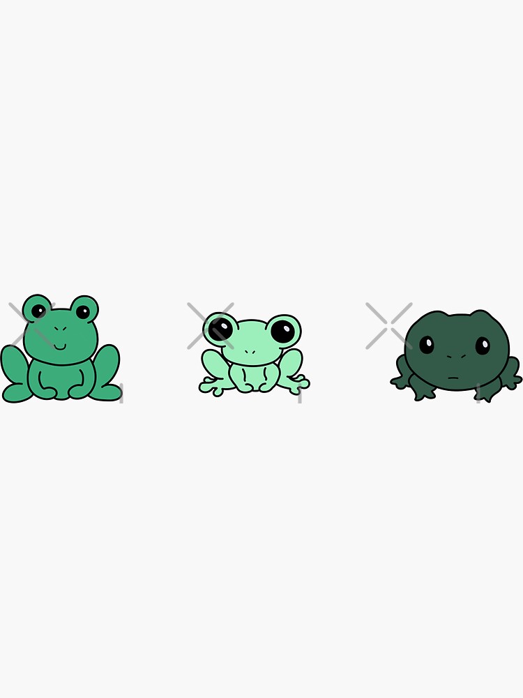 Ribbiting Frog Trio