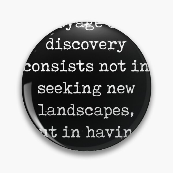 Artikelvorschau, The real voyage of discovery - Marcel Proust Quote - Literature - Typewriter Print - Black entworfen und verkauft von Studio Grafiikka.