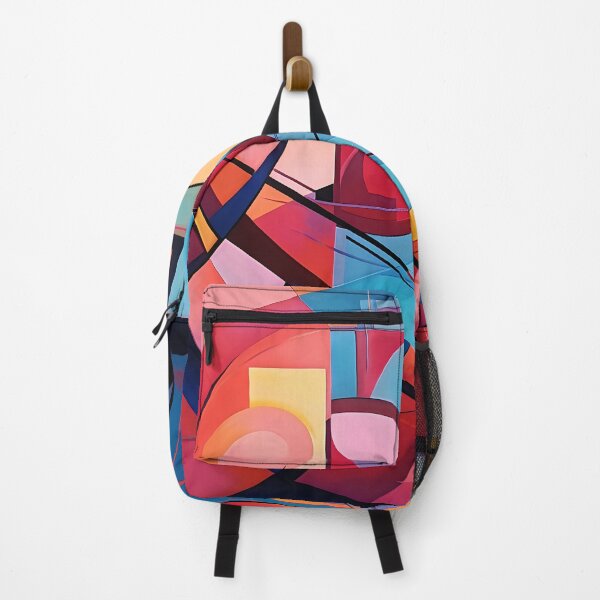 Item preview, Contemporary Strokes II: Exploring the harmony of Art Nouveau in an abstract painting with vibrant colors and geometric shapes. designed and sold by InsaneLEDP.