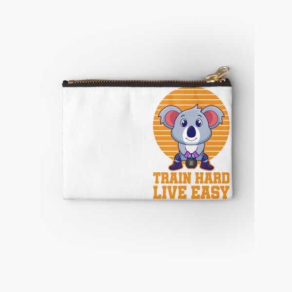 Item preview, Train hard live easy, cute koala workout, Kettlebell Exercises to Build Strength and Muscle designed and sold by Design_for_merch.