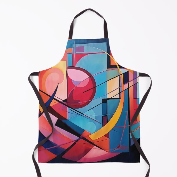 Item preview, Contemporary Strokes II: Exploring the harmony of Art Nouveau in an abstract painting with vibrant colors and geometric shapes. designed and sold by InsaneLEDP.