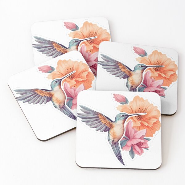 Item preview, Hummingbird and flowers  designed and sold by abmkf.