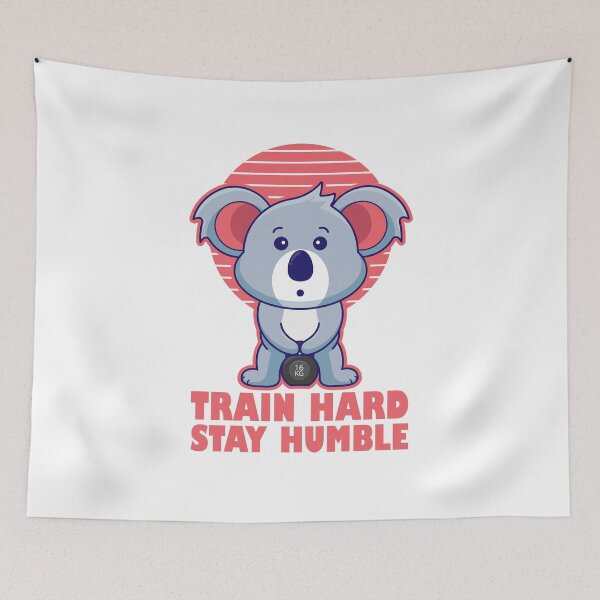 Item preview, cute cartoon Koala lifting kettlebells, Kettlebell Exercises to Build Strength and Muscle designed and sold by Design_for_merch.