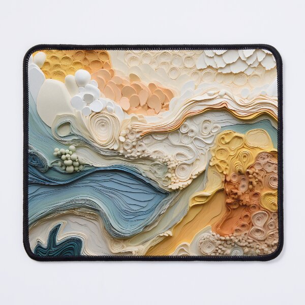 Item preview, Contemporary Strokes IV: Exploring the harmony of Art Nouveau in an abstract painting with vibrant colors and geometric shapes. designed and sold by InsaneLEDP.