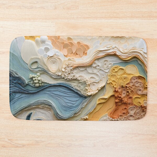 Item preview, Contemporary Strokes IV: Exploring the harmony of Art Nouveau in an abstract painting with vibrant colors and geometric shapes. designed and sold by InsaneLEDP.