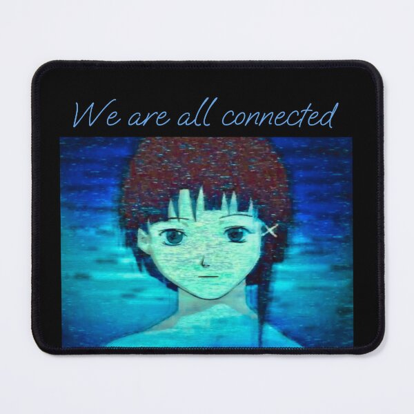 Item preview, Lain We Are All Connected Anime Shirt Decal Pin Internet Fashion Design designed and sold by MerikuroCreates.