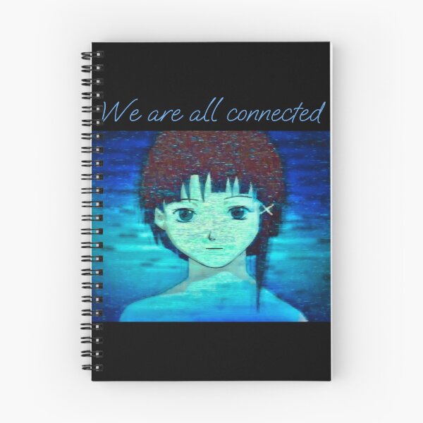 Item preview, Lain We Are All Connected Anime Shirt Decal Pin Internet Fashion Design designed and sold by MerikuroCreates.